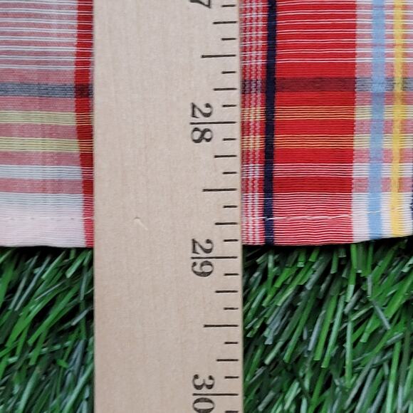 Vintage 80s Osh-Kosh Cowboy Plaid Shirt M/L 21x29 Pearl-Snap - Picture 6 of 12